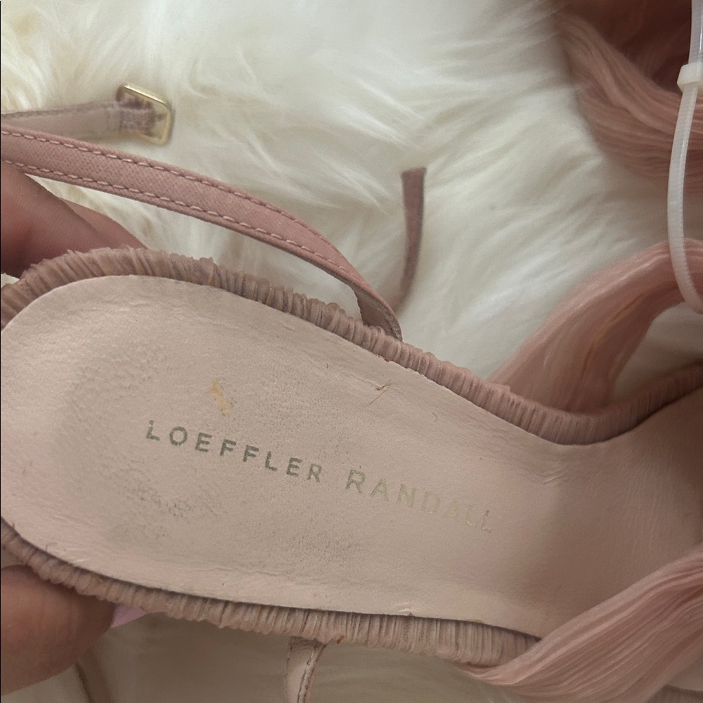 Loeffler Randall Camellia Pleated Bow Heel 37 1/2 - Picture 4 of 10
